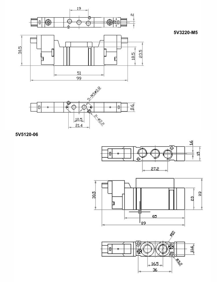 5V3120,5V3220,5V5120,5V5220 Series Solenoid Valve