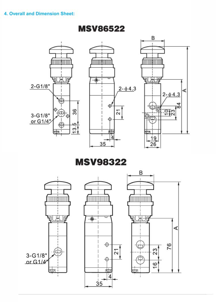 MSV Series Mechanical Valve