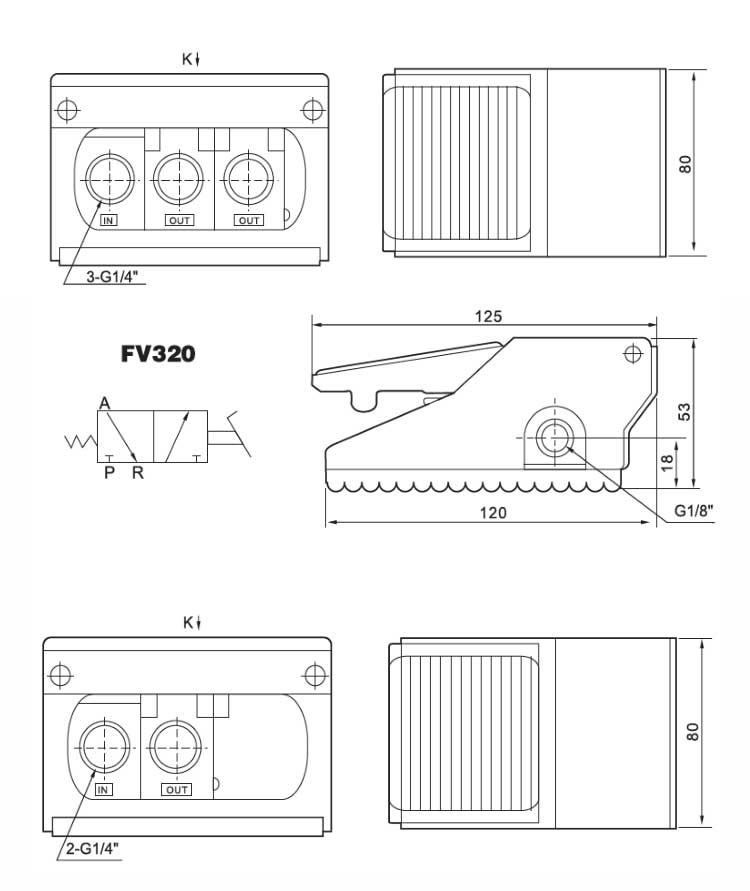 FV320,FV420 Series Foot Valve