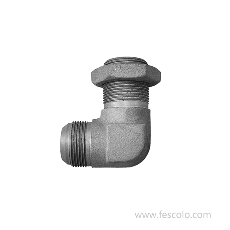 CS-8074 Steel elbow with nut