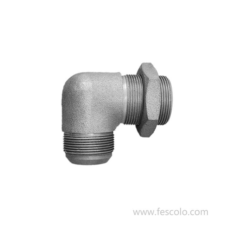 CS-8083N Steel elbow with nut