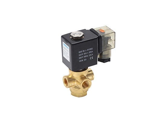 Serie VX de Válvula Solenoide de Dos Posiciones y Tres Vías