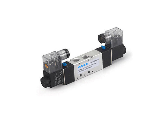 Válvula solenoide serie 4V, 2 posiciones/5 vías o 3 posiciones/5 vías