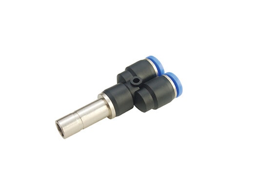 Conector en Y desigual de empuje para tubo PWJ